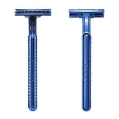 10 Pack Gillette Face, Body Razor Twin Thin Blade for Comfortable Shave Disposable Razors