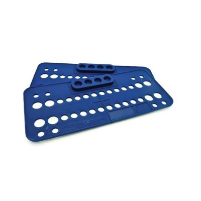  Bracket Organizer Blue, 25/Pkg. - AmeriCan Goods 