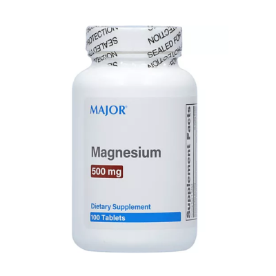 Magnesium Oxide 500mg Tablets 100 Tablets BONE & JOINT SUPPLEMENT