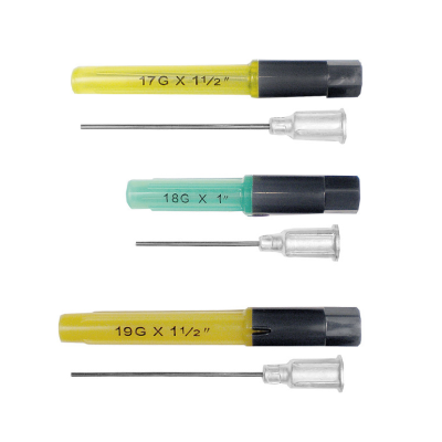 Aluminum Hub Blunt Luer Lock Needles 100/box Sterile Individually Packed 