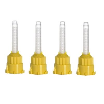 T-Mixer HP Mixing Tips, Short  Yellow 4.2mm (48/bag) - MixPac 